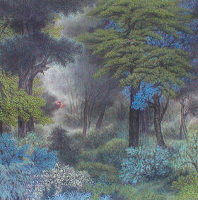 黄展时作品 《翠漫鹿鸣》规格：67cmx67cm.JPG