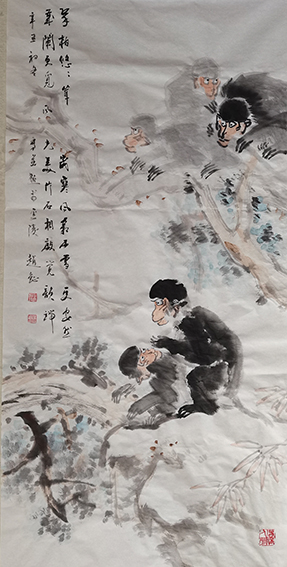 赵钲作品3自作诗《古柏延年》.jpg