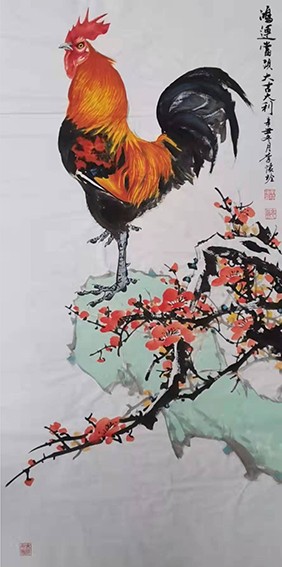 李怀玲作品2《鸿运当头大吉大利》.jpg
