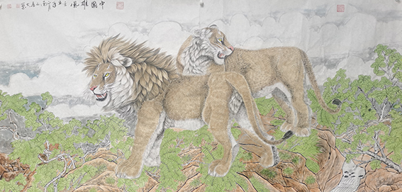 单耀宗作品《中国雄风》.jpg