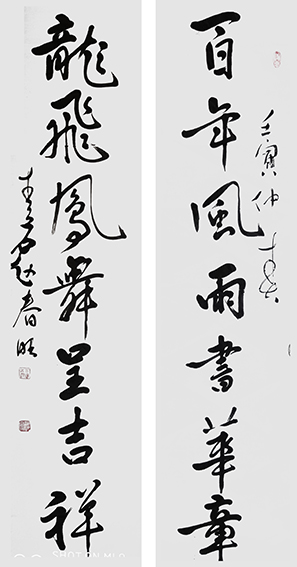 赵春旺作品《百年风雨书华章，龙飞凤舞成吉祥》.jpg