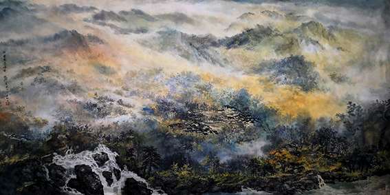 盛絜作品《新家园奏鸣曲 · 02》  规格：165×82cm  2022年.jpg