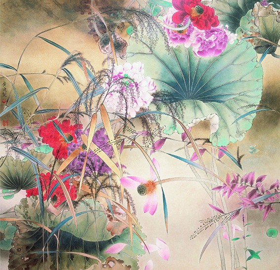 贾广建 《秋来尤有残花艳》.jpg