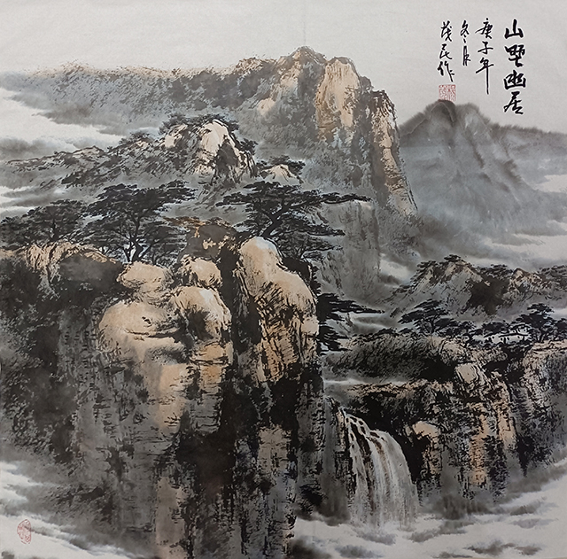 杨茂民作品《山野幽居》.jpg