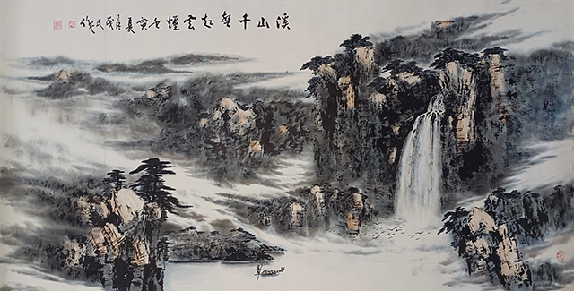 杨茂民作品《溪山千壑起雲烟》.jpg
