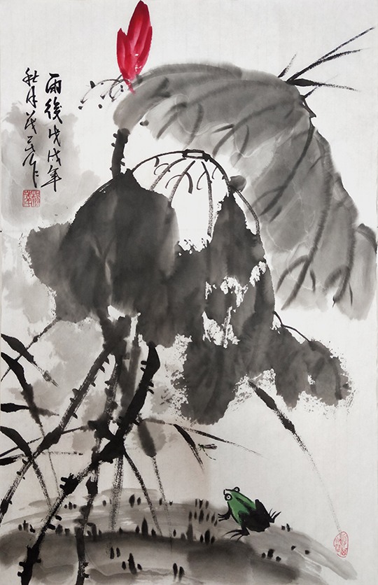 杨茂民作品《雨后》.JPG