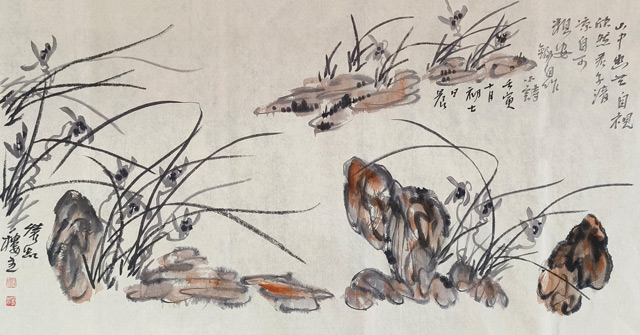 苏凤智作品《兰草君子清凉》规格：四尺整.jpg