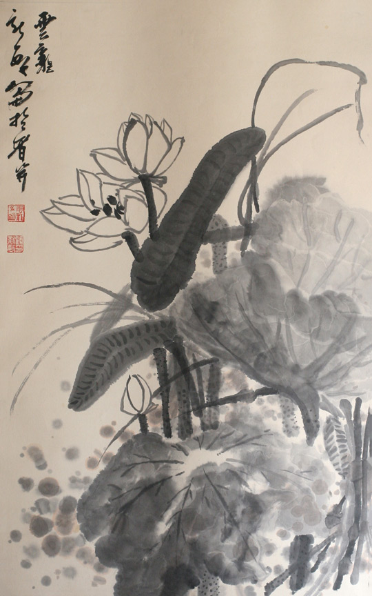 顾新敏作品-《墨荷》.jpg