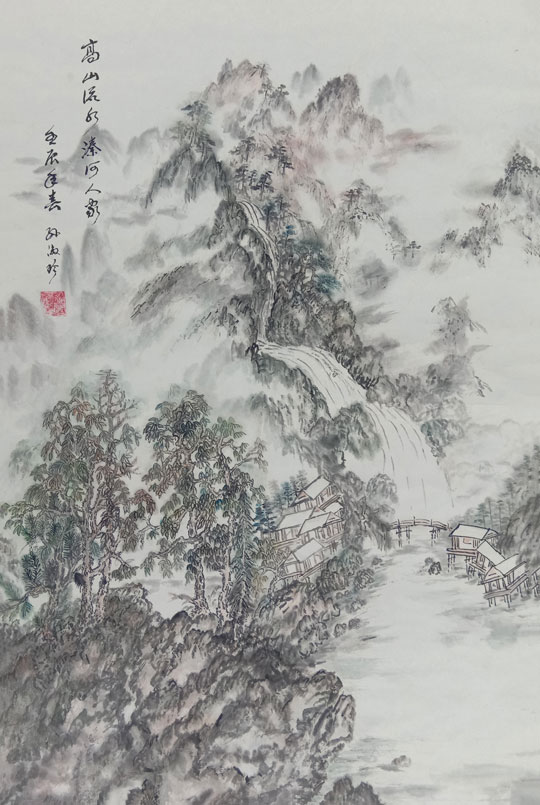 孙淑珍作品5《高山流水溱河人家》.jpg