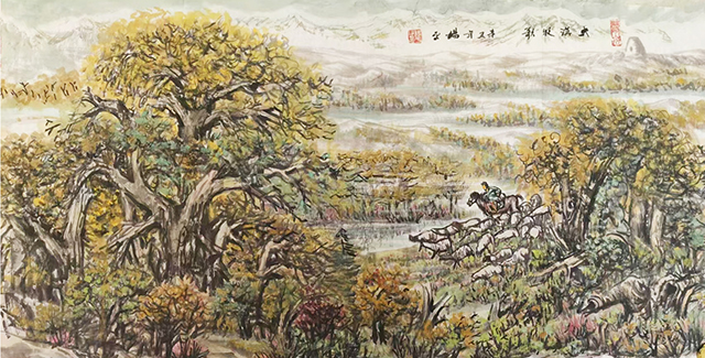 杨平作品8《大漠牧歌》.jpg