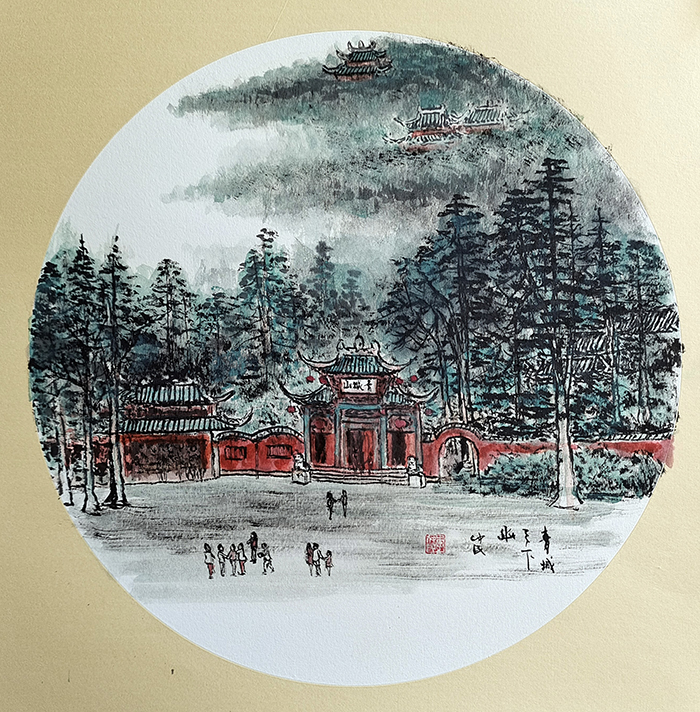 李仲民作品9《青城山下》.jpg