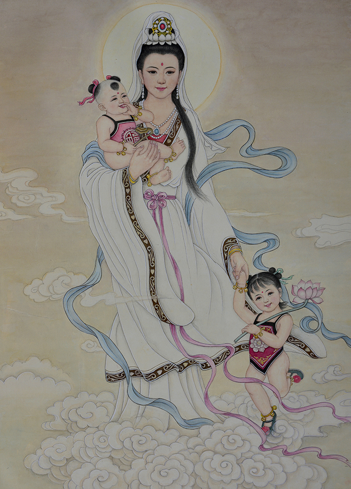 肖耀彩作品4《观音送子》.JPG