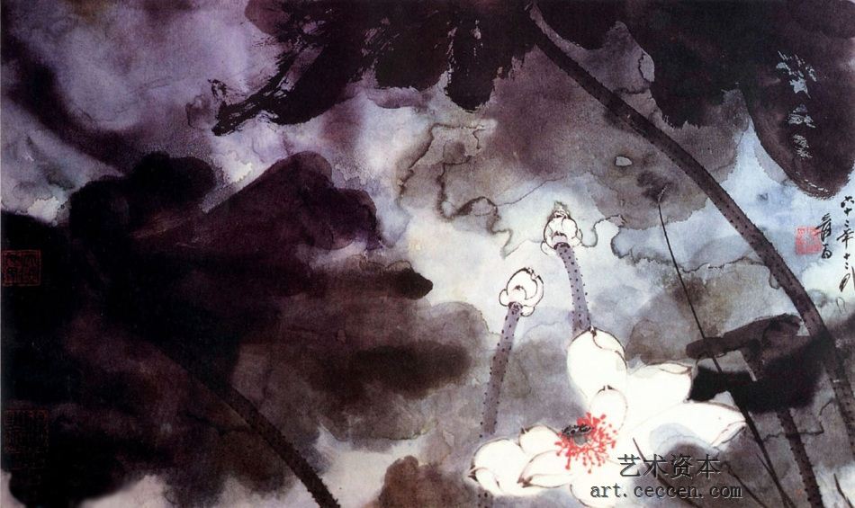 张大千作品欣赏(13)