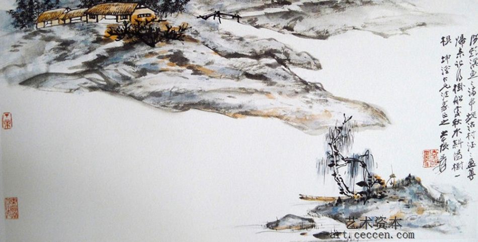 张大千作品欣赏(17)