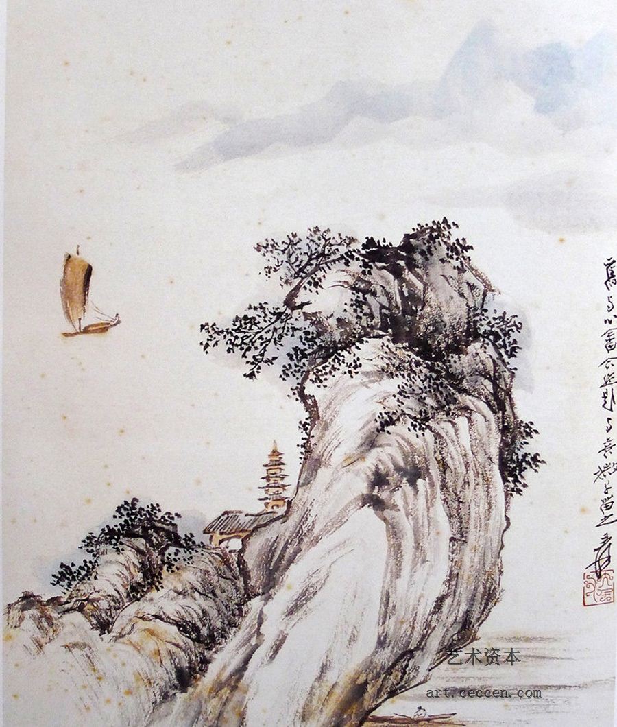 张大千作品欣赏(21)