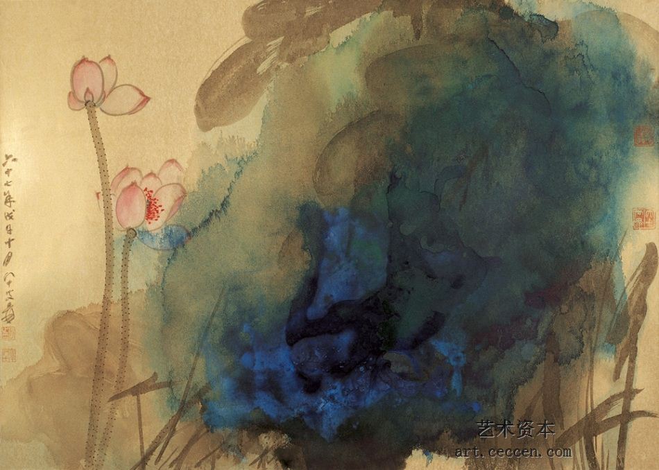 张大千作品欣赏(22)
