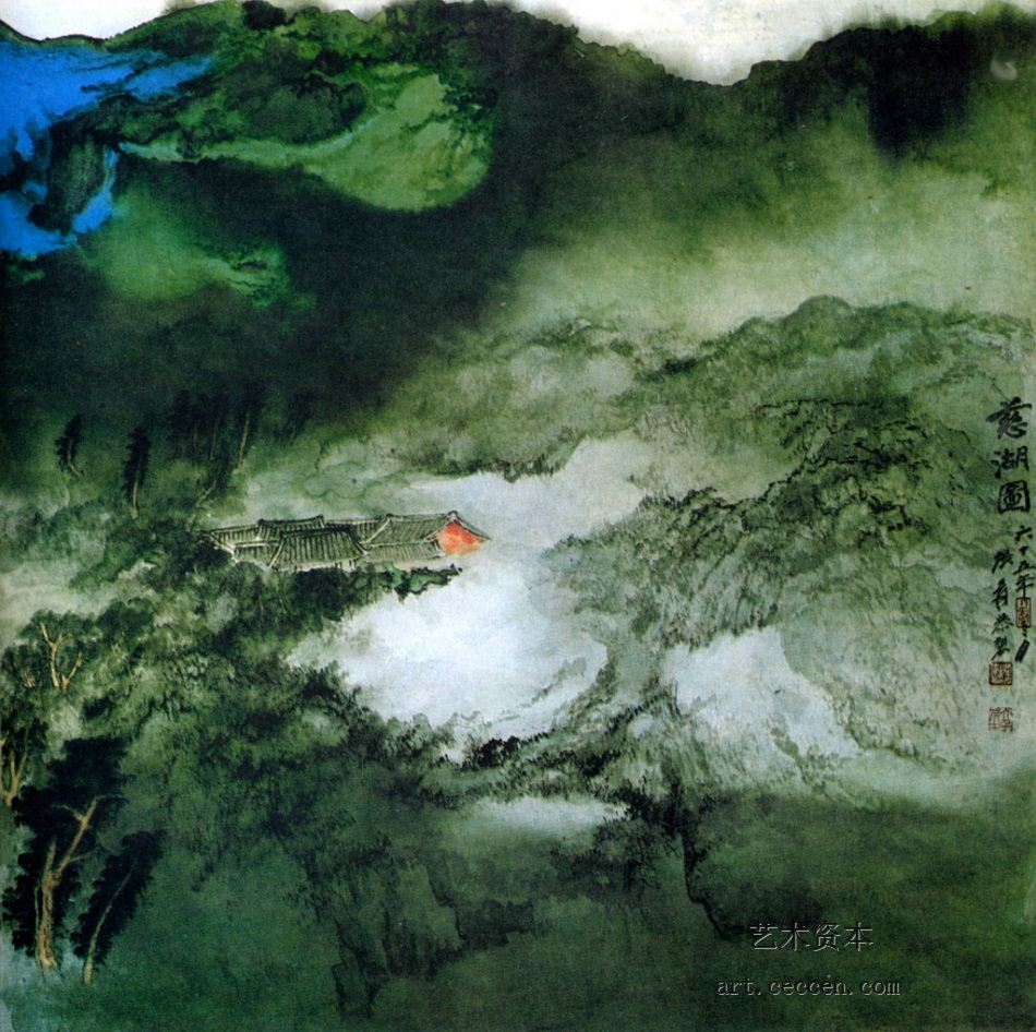 张大千作品欣赏(23)
