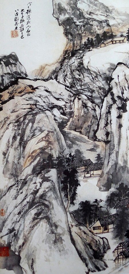 张大千作品欣赏(29)