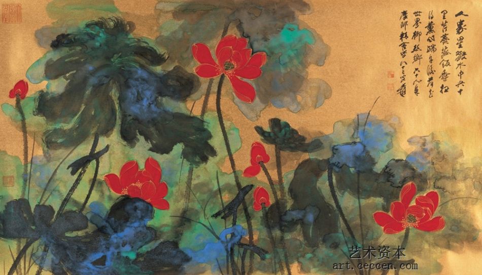 张大千作品欣赏(3)