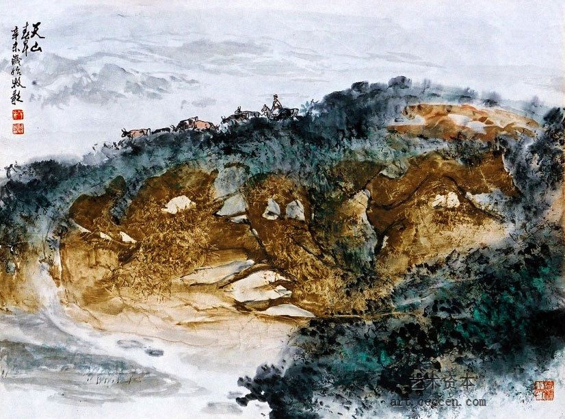 天山早春68x52-辛未年
