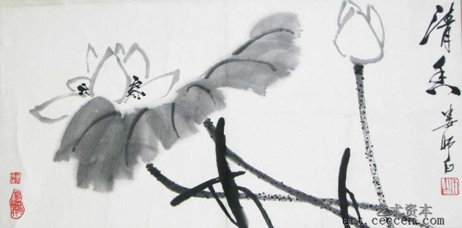 娄师白作品赏析-《荷花》(1)