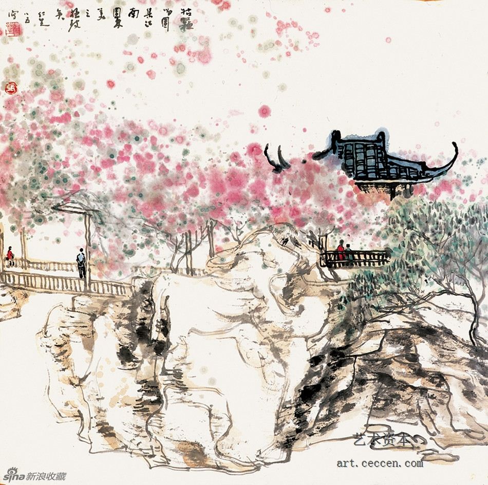 小园春色