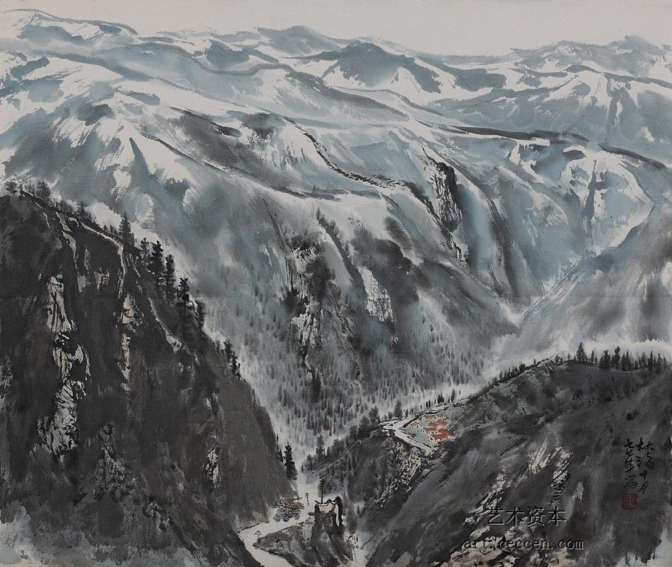 林海十月-46x39-1977年