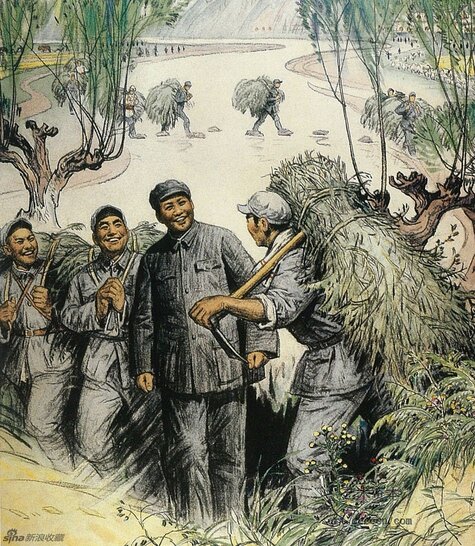 毛主席转战陕北（组画之一）