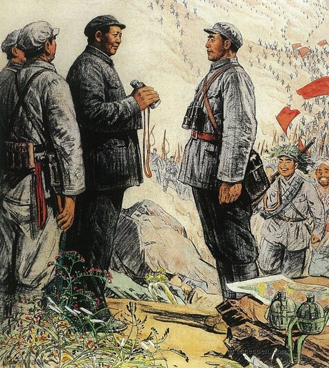 毛主席转战陕北（组画之七）