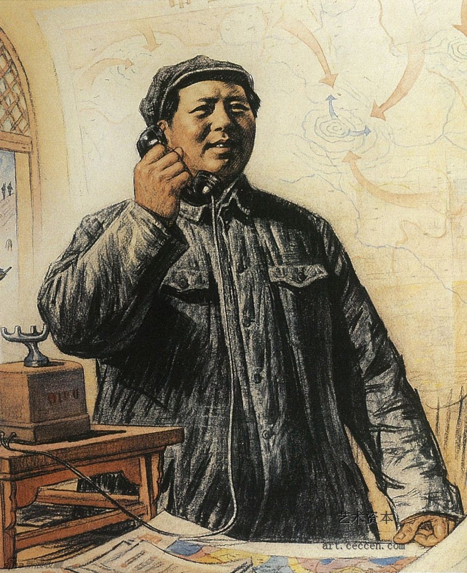 毛主席转战陕北（组画之六）