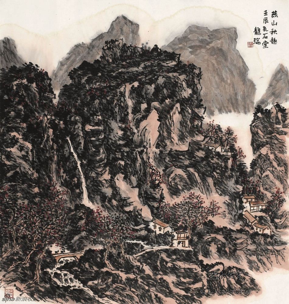 燕山秋趣100×107cm龙瑞2012