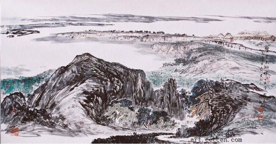赛里木湖畔179x95-丁丑年