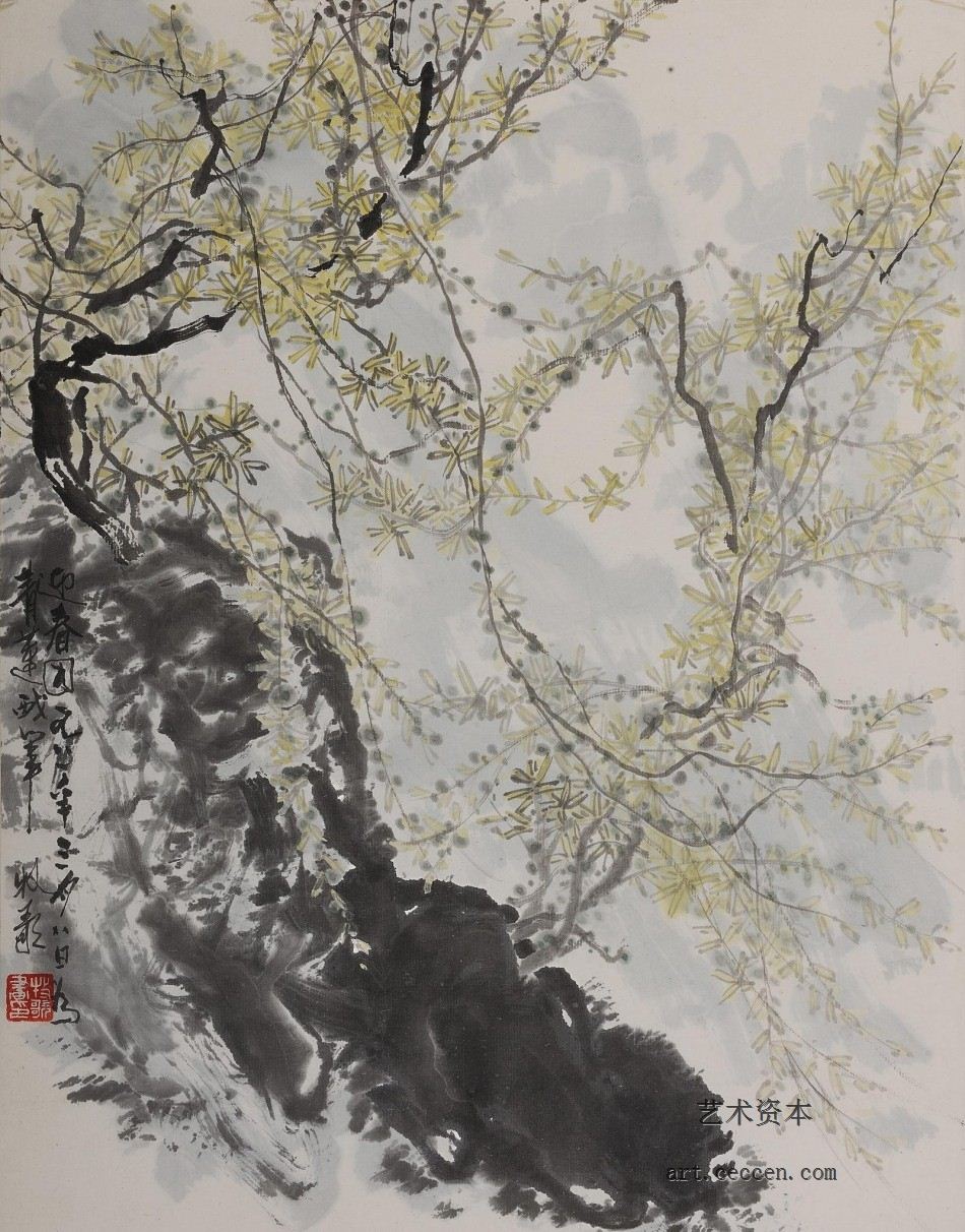 迎春图-35x46-1981年