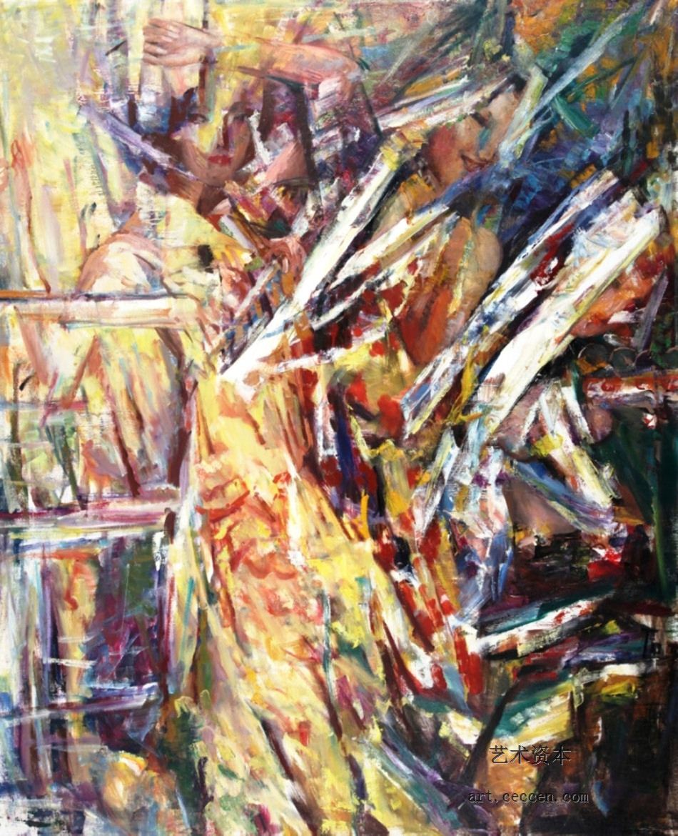金色的田野1977年作130X160cm