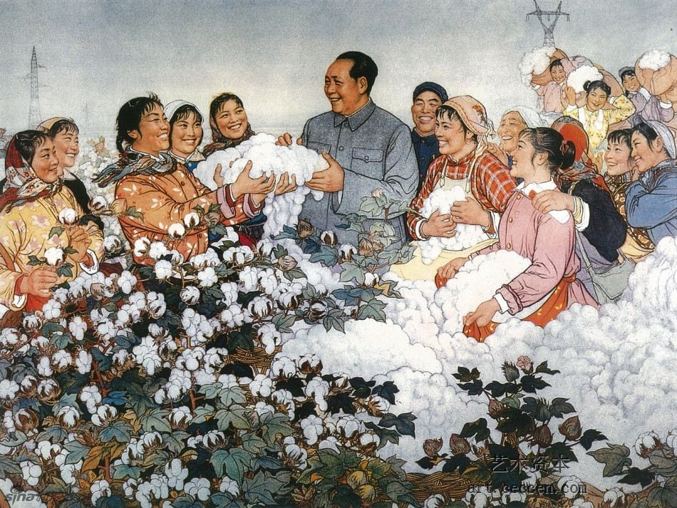 银花朵朵150cm×180cm，1977年