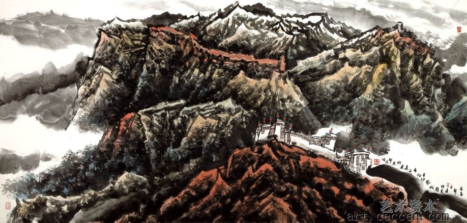 居高声自远85x180cm2011年
