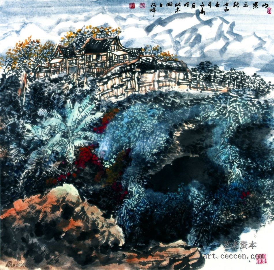 山寨之秋68x68cm