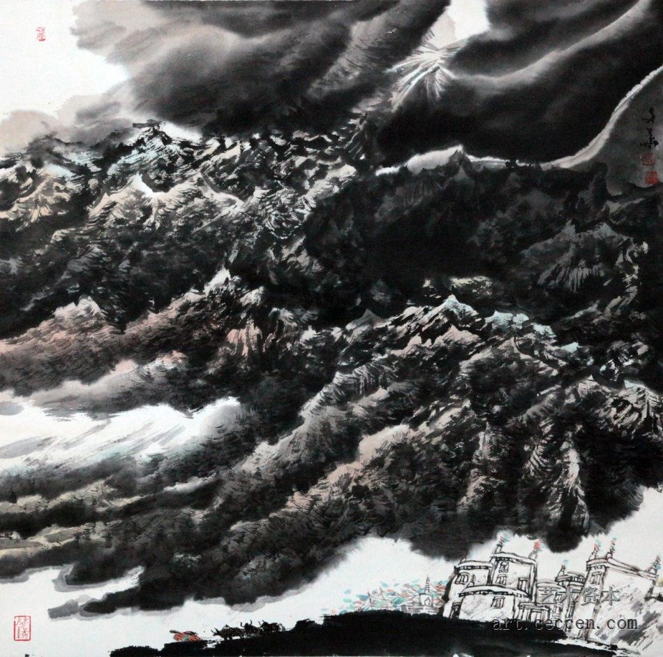山雨欲来68x68cm