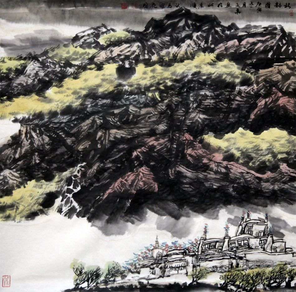 秋韵图（2）68x68cm