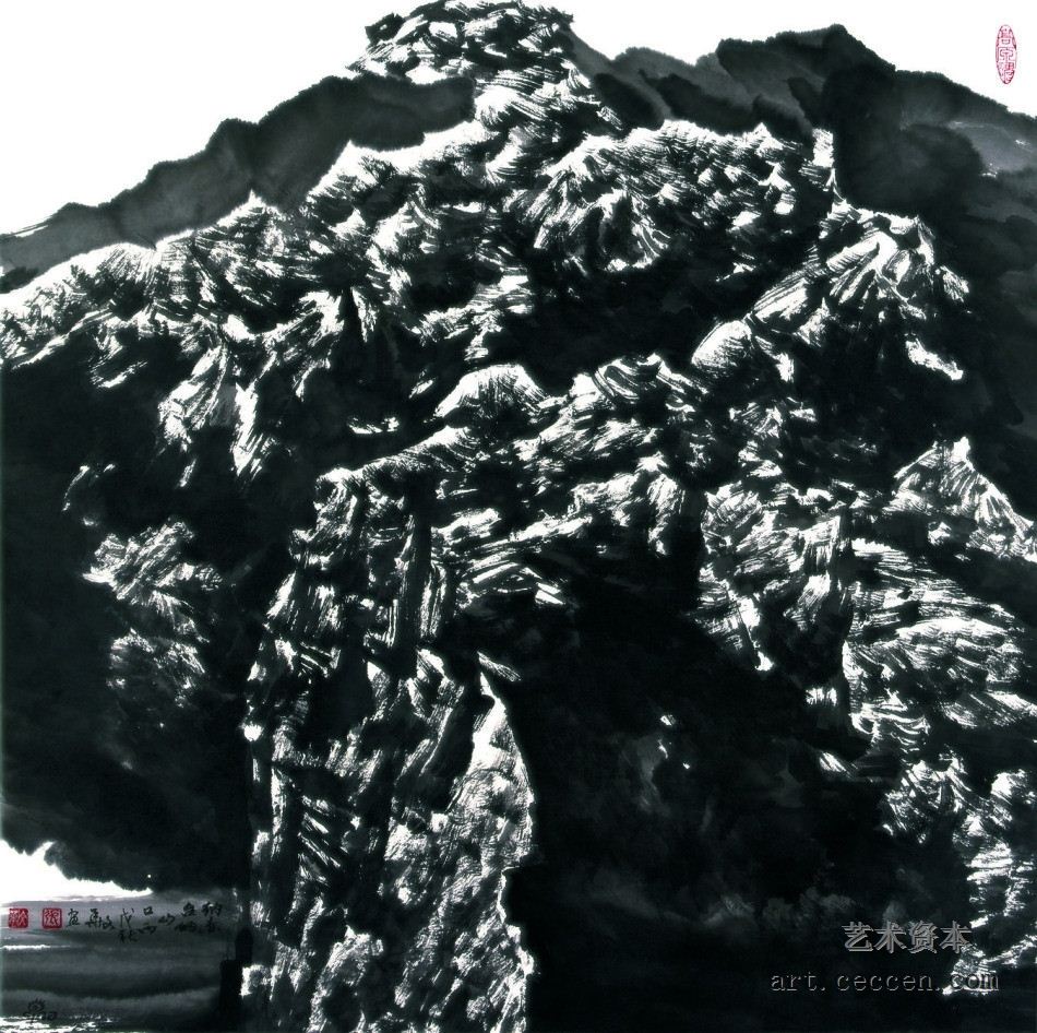 纳赤台的山口68x68cm