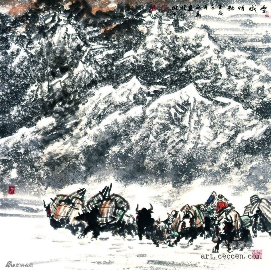 雪域情韵68x68cm(1)