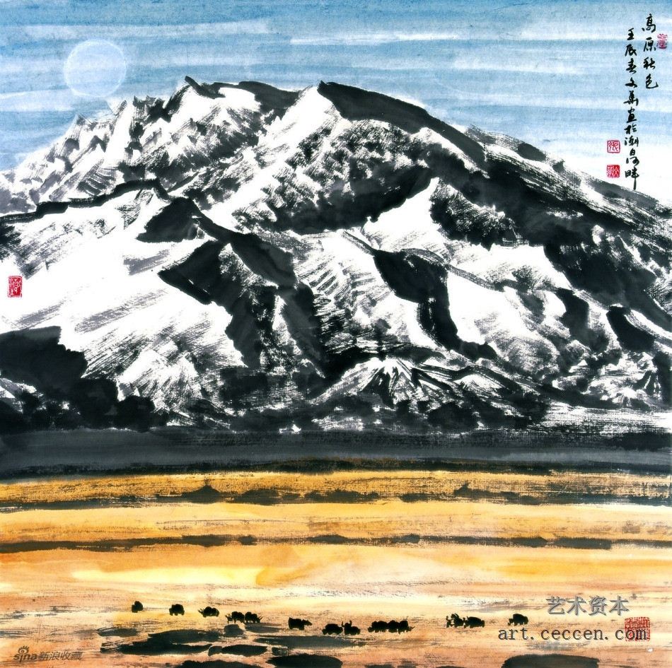 高原秋色68x68cm2012年