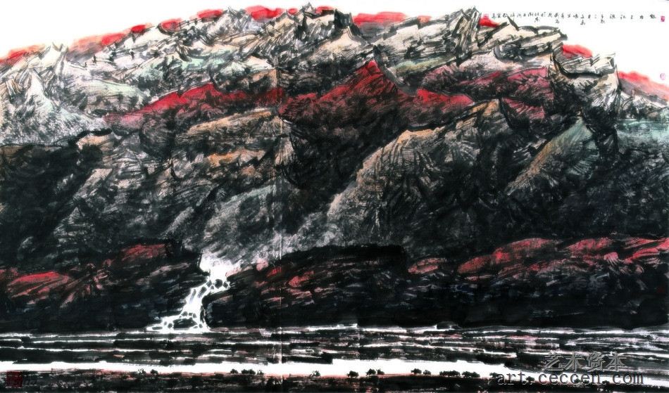 魅力三江源124x248cm2012年