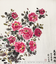 《天香神韵》规格：69cmx69cm