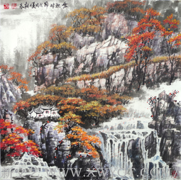 《金秋时节》规格：68×68cm