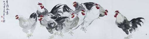 《吉祥如意系列一》规格：180cmx48cm
