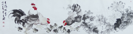 《吉祥如意系列二》规格：180cmx48cm
