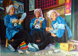 《奔小康》165x120cm