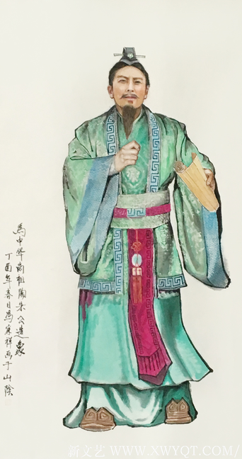 《范蠡》规格：180cmx97cm