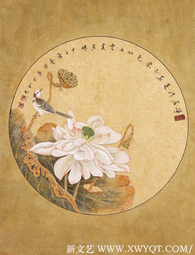 《莲趣》50cmx66cm